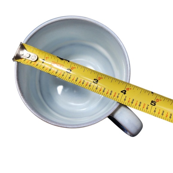 Boston Warehouse Stacking Up Stoneware 16 Oz Blue White Stacking Mugs *read Desc - Picture 6 of 14